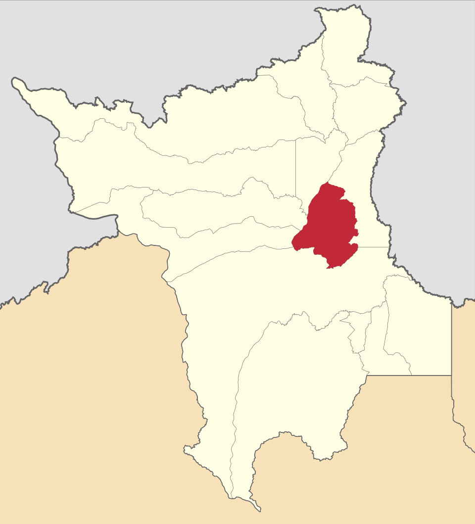 Mapa de localização de Cantá em RR