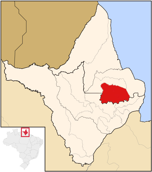 Mapa de localização de Tartarugalzinho em AP