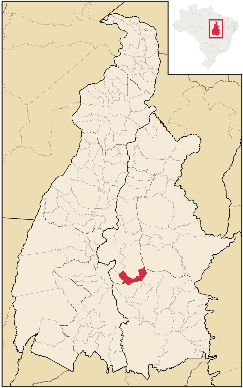 Mapa de localização de Silvanópolis em TO