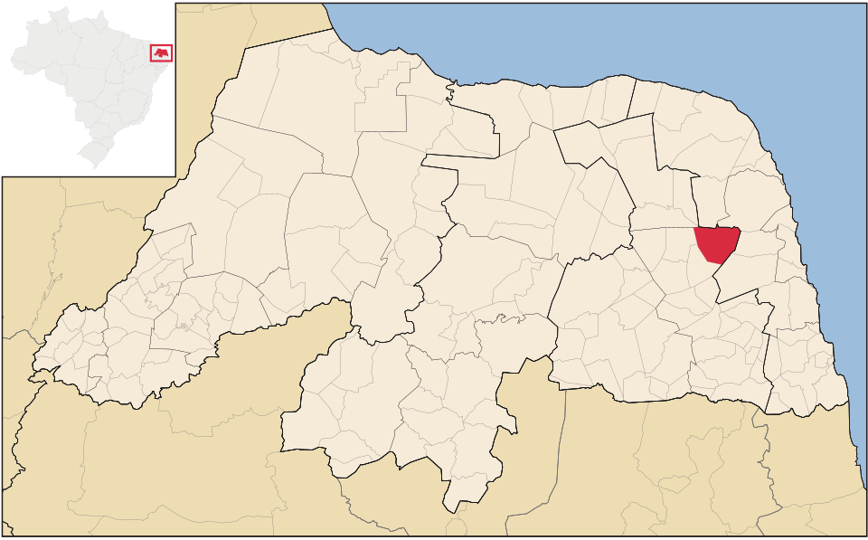 Mapa de localização de Ielmo Marinho em RN