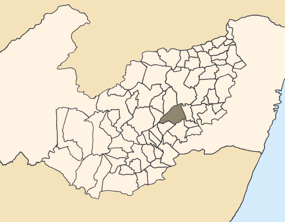 Mapa de localização de Altinho em PE