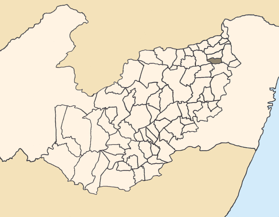 Mapa de localização de Salgadinho em PE