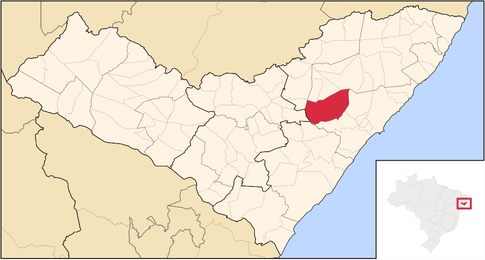 Mapa de localização de Atalaia em AL