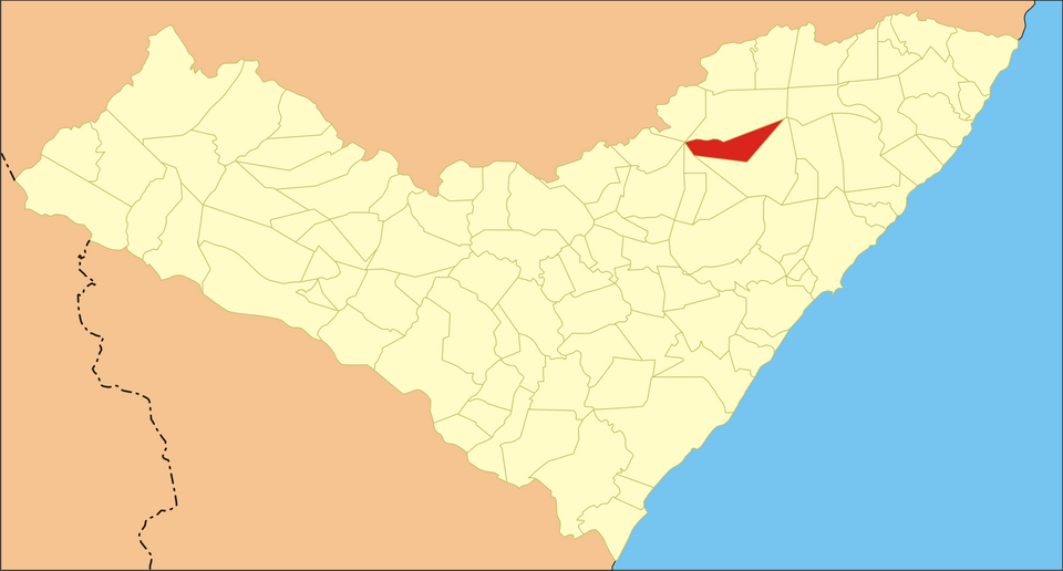 Mapa de localização de Branquinha em AL