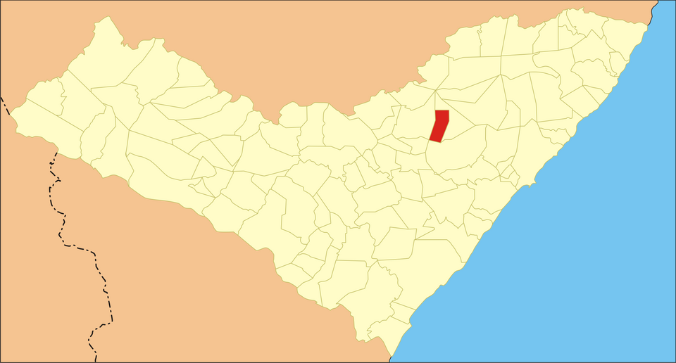 Mapa de localização de Cajueiro em AL