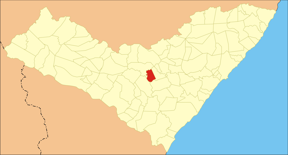 Mapa de localização de Coité do Nóia em AL