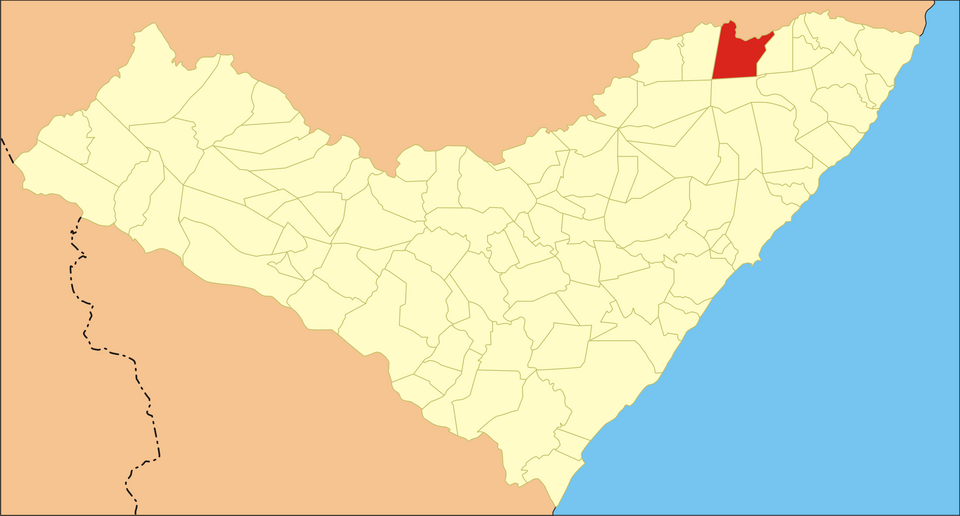 Mapa de localização de Colônia Leopoldina em AL
