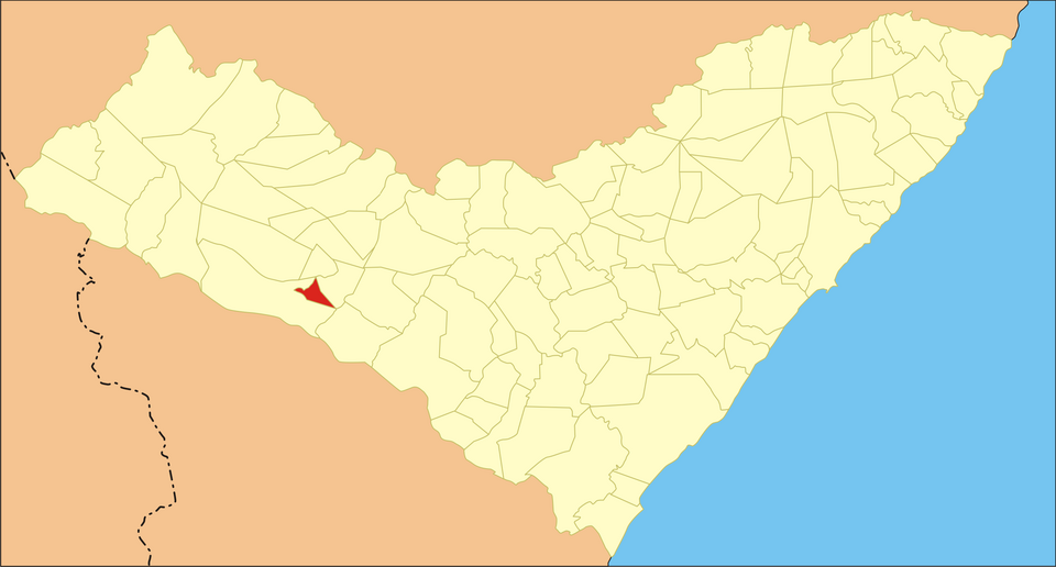 Mapa de localização de Palestina em AL