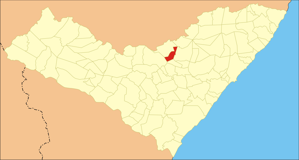 Mapa de localização de Paulo Jacinto em AL