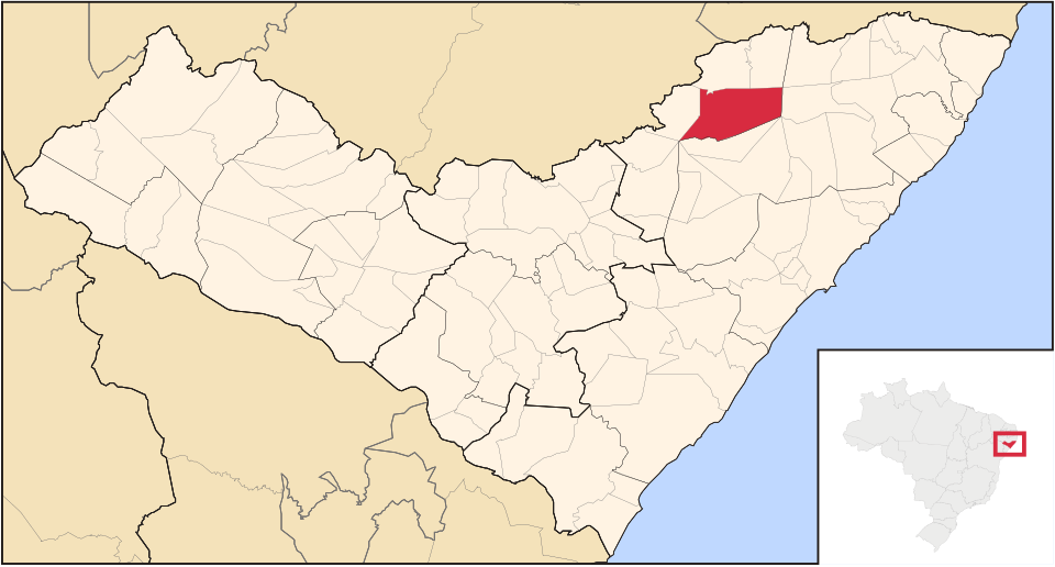 Mapa de localização de União dos Palmares em AL
