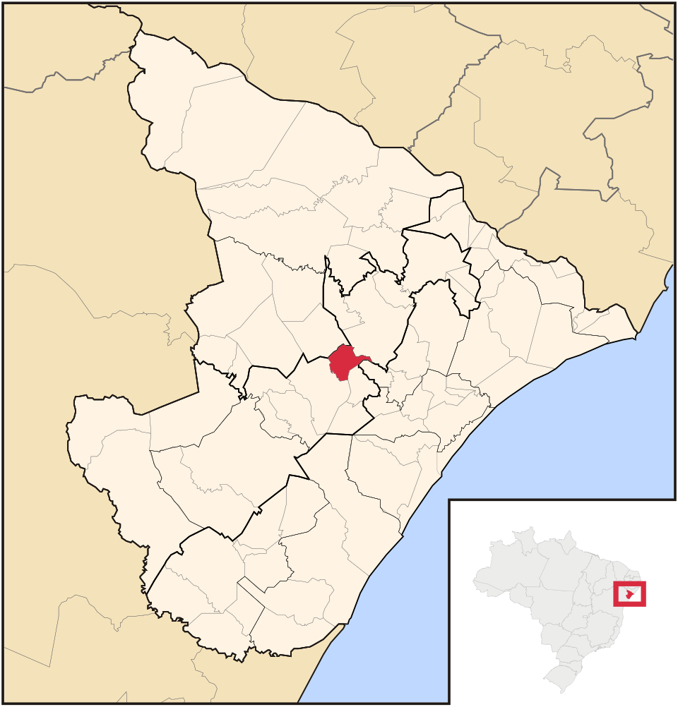 Mapa de localização de Moita Bonita em SE