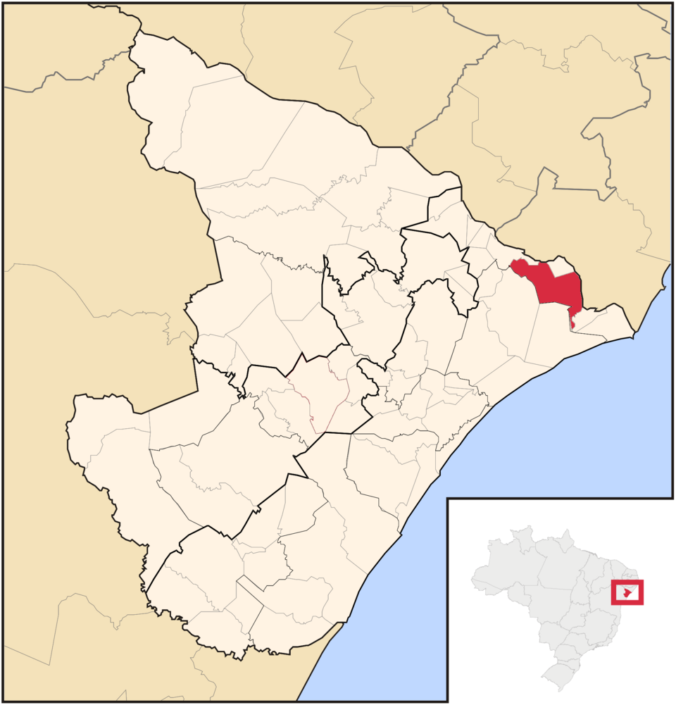 Mapa de localização de Neópolis em SE
