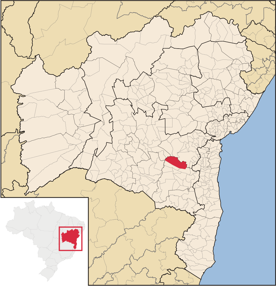 Mapa de localização de Manoel Vitorino em BA