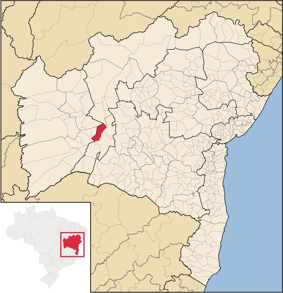 Mapa de localização de Sítio do Mato em BA