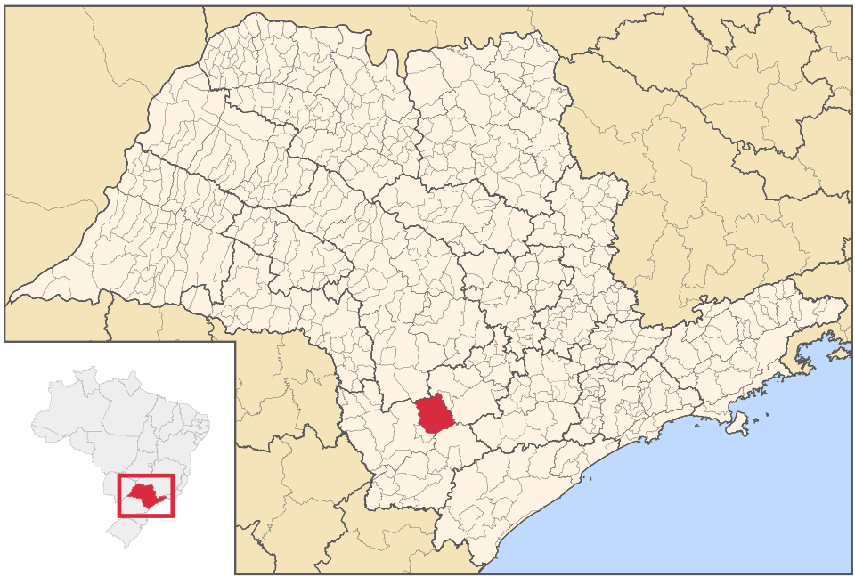 Mapa de localização de Buri em SP