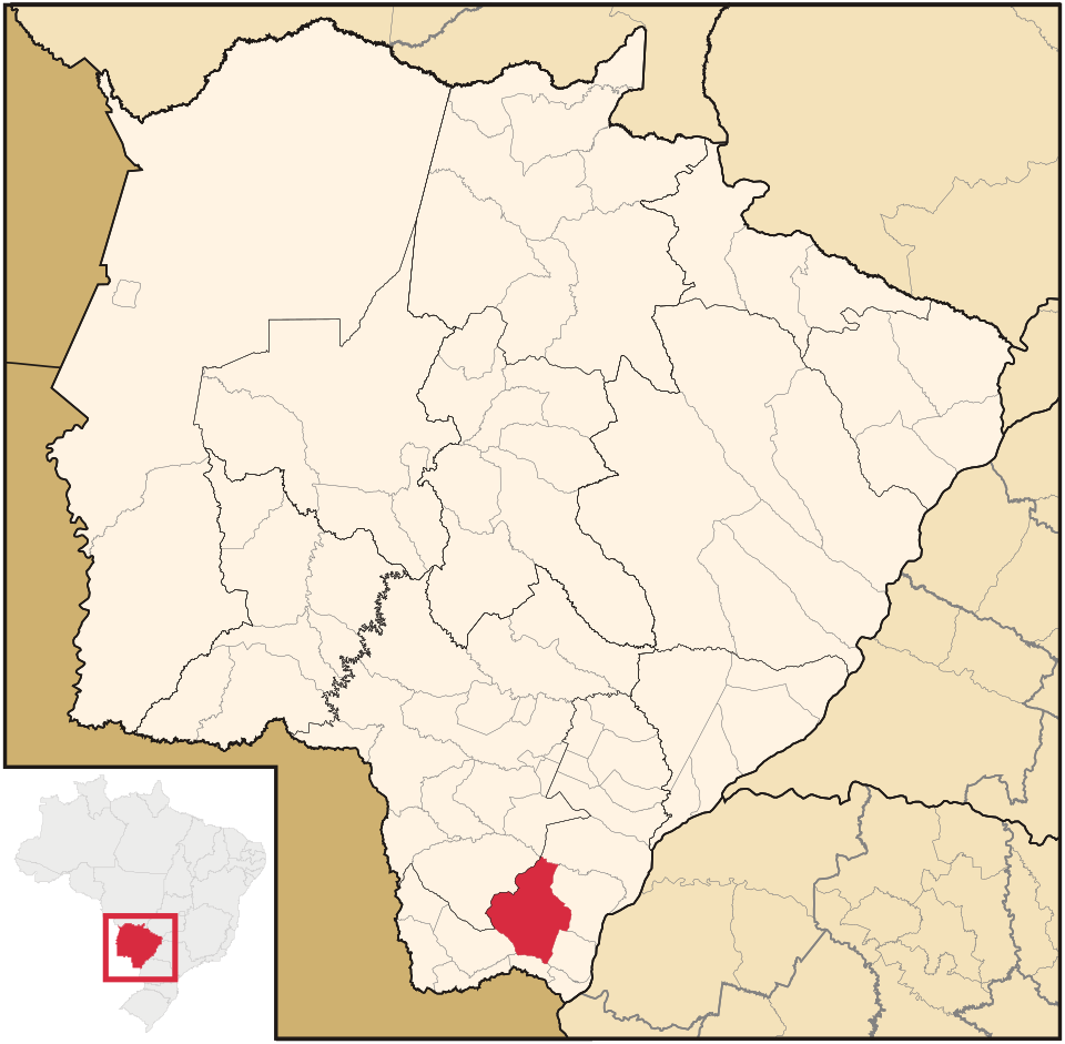 Mapa de localização de Iguatemi em MS