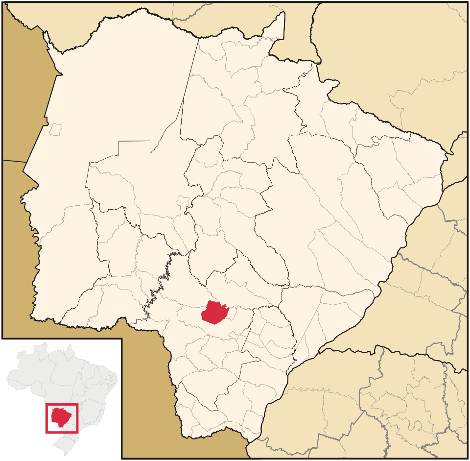 Mapa de localização de Itaporã em MS