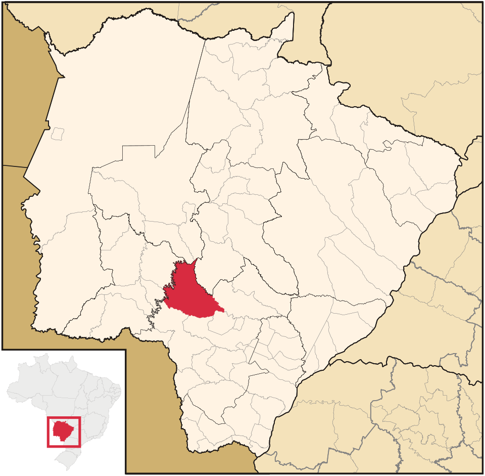 Mapa de localização de Maracaju em MS