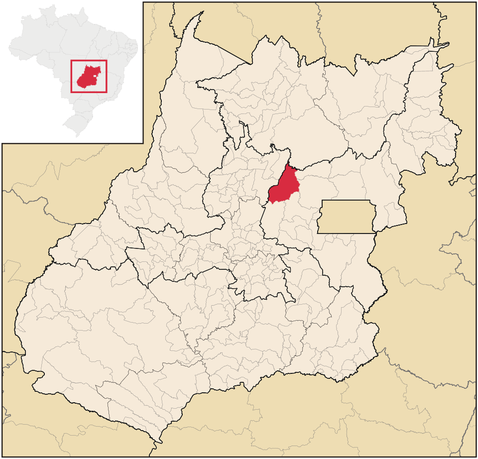 Mapa de localização de Vila Propício em GO