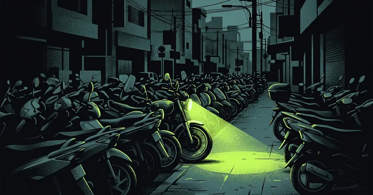 Ilustração do ranking: Cidades com mais motos por habitante do Brasil