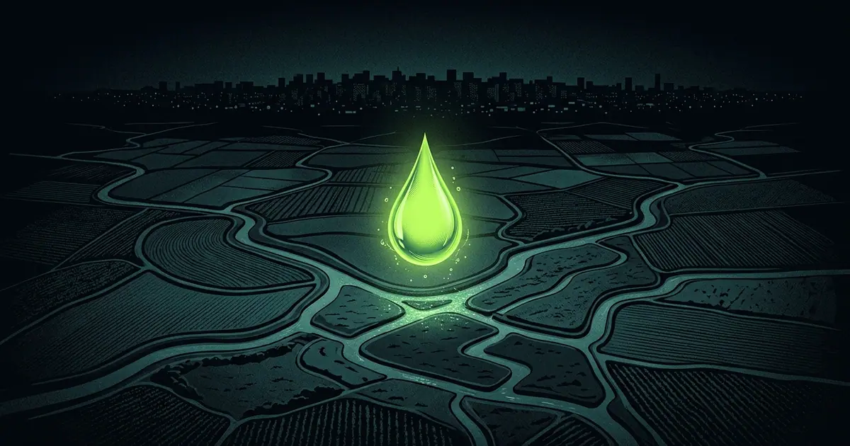 Ilustração do ranking: Cidades que mais retiram água do Brasil