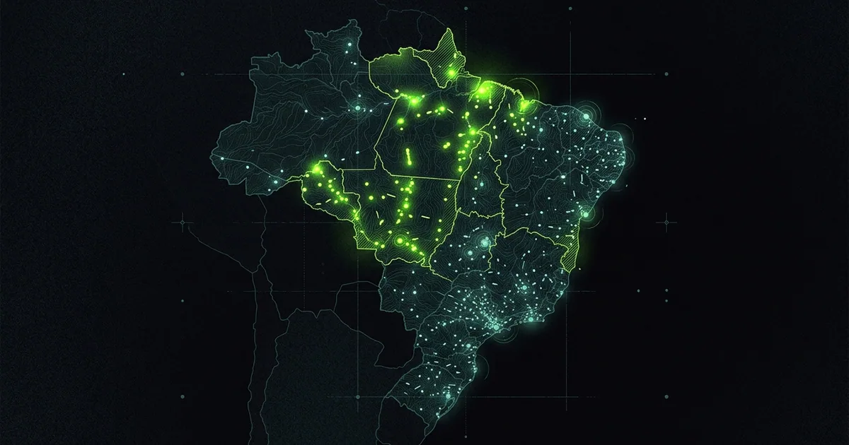Ilustração do ranking: Estados com mais aeroportos do Brasil