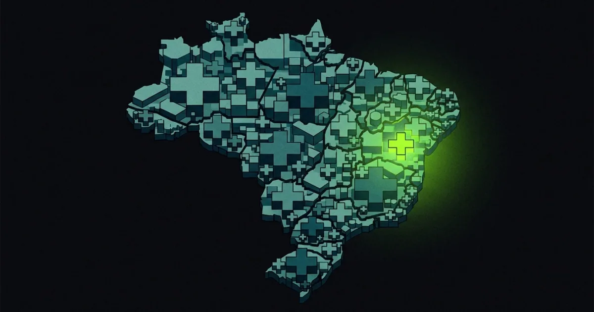 Ilustração do ranking: Estados com mais médicos do Brasil