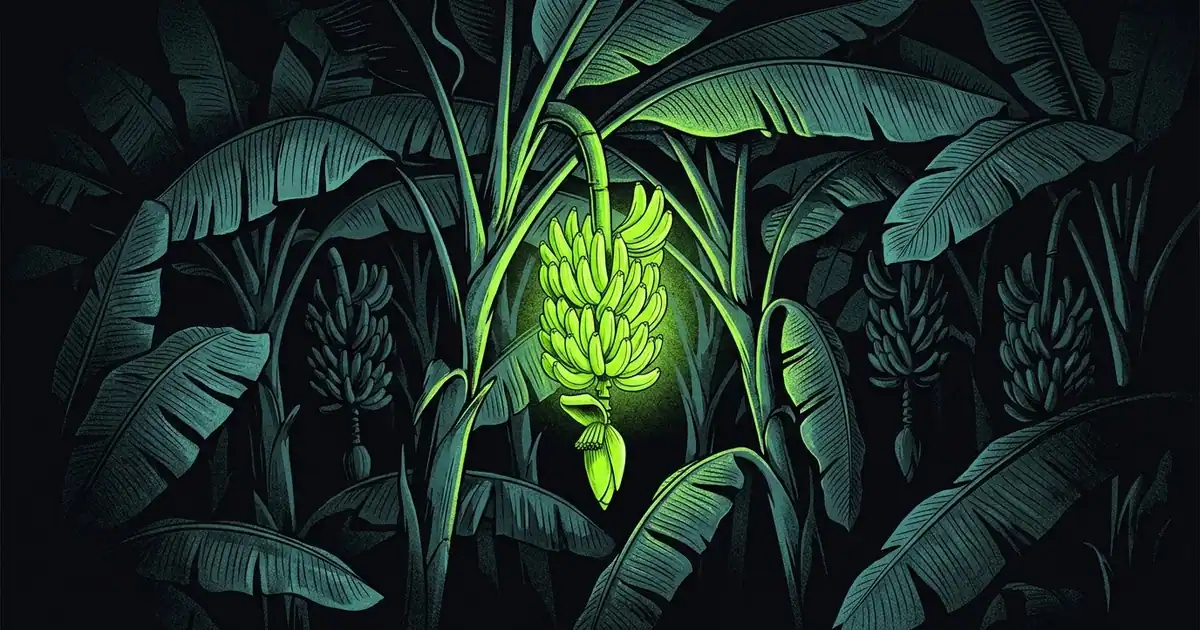 Ilustração do ranking: Cidades que mais produzem banana do Brasil